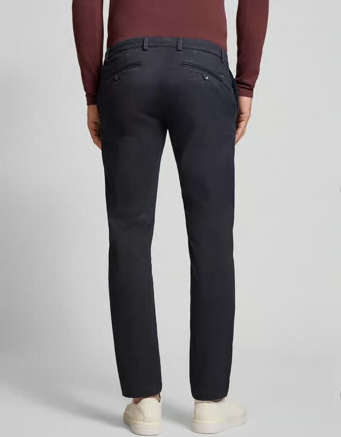 Bugatti slim fit chino van katoenmix - Foto 2
