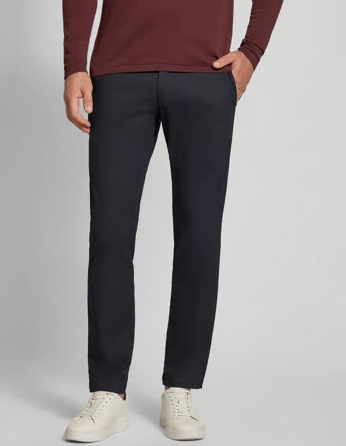Bugatti slim fit chino van katoenmix - Foto 3