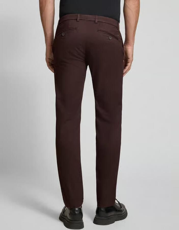 Bugatti slim fit chino van katoenmix - Foto 2