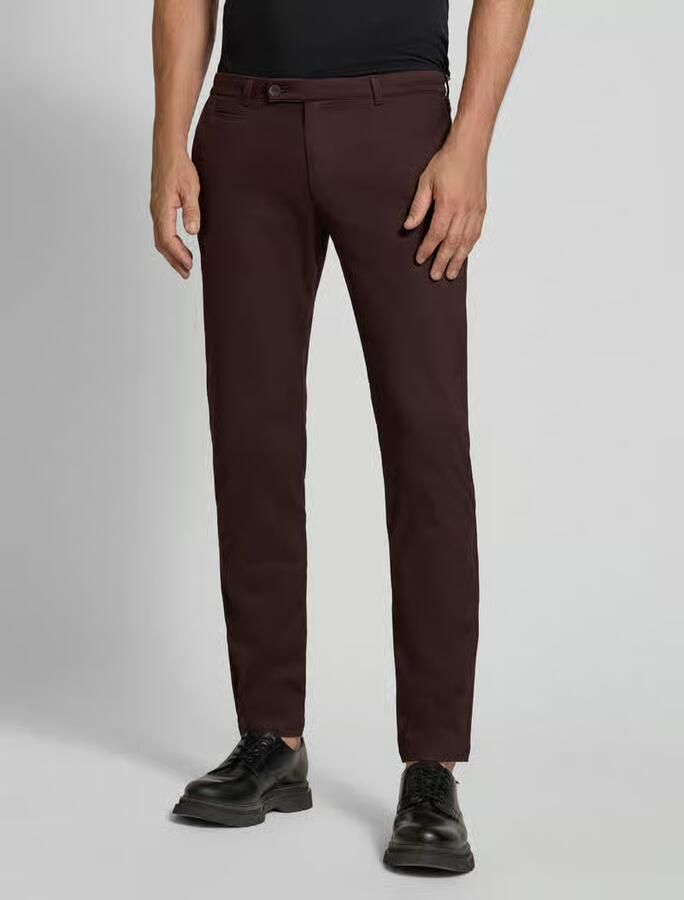 Bugatti slim fit chino van katoenmix - Foto 3