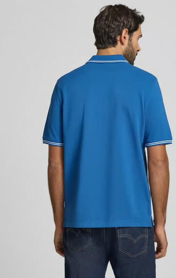 Bugatti regular fit poloshirt met gestikt logo - Foto 2