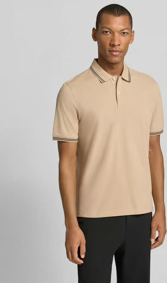Bugatti regular fit poloshirt met gestikt logo - Foto 5