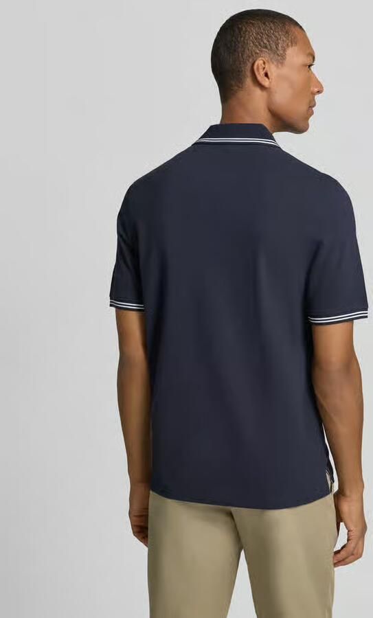 Bugatti regular fit poloshirt met gestikt logo - Foto 2