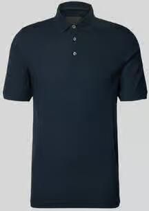 Bugatti slim fit poloshirt met structuurpatroon