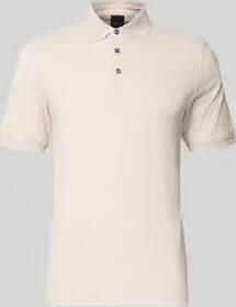 Bugatti slim fit poloshirt met structuurpatroon
