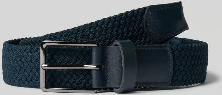 Bugatti Stoffen riem met kabelpatroon