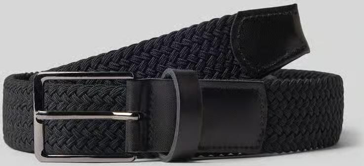 Bugatti Stoffen riem met kabelpatroon