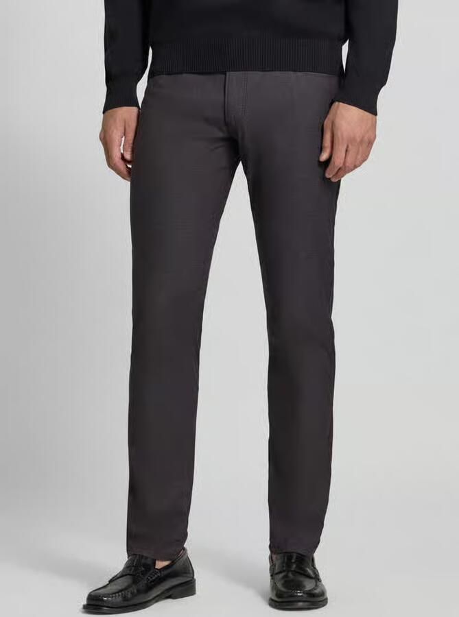 Bugatti straight fit broek van katoenmix model 'Yarn' - Foto 2