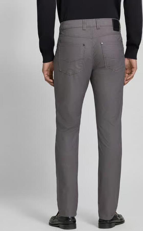 Bugatti straight fit broek van katoenmix model 'Yarn' - Foto 3