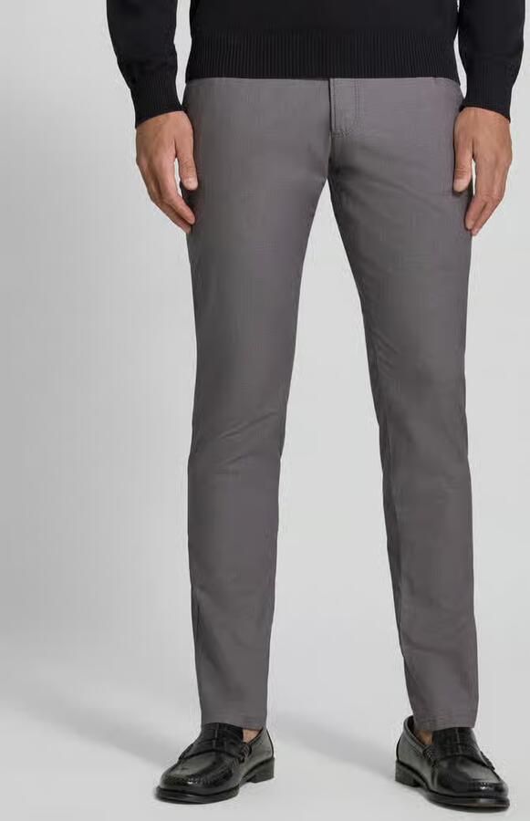Bugatti straight fit broek van katoenmix model 'Yarn' - Foto 2