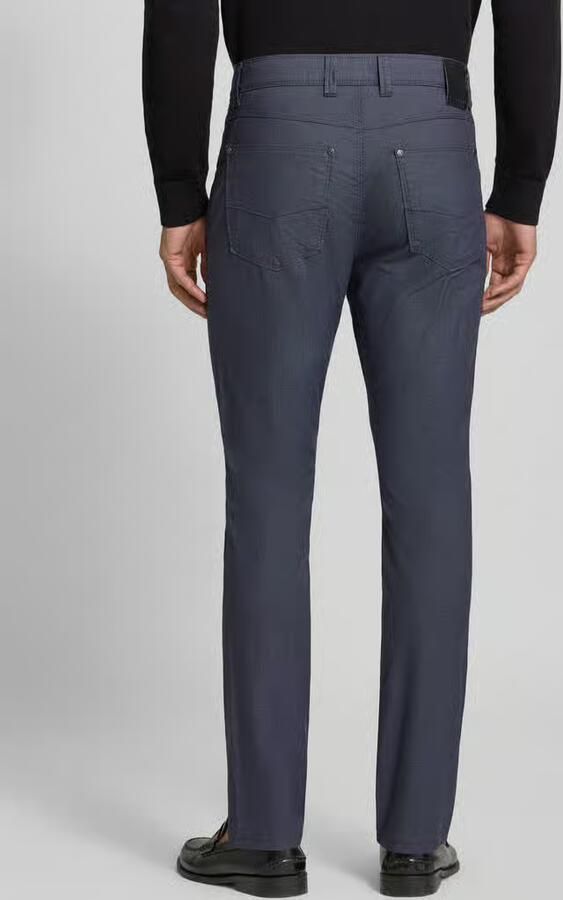 Bugatti straight fit broek van katoenmix model 'Yarn' - Foto 3