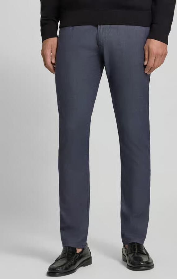 Bugatti straight fit broek van katoenmix model 'Yarn' - Foto 2