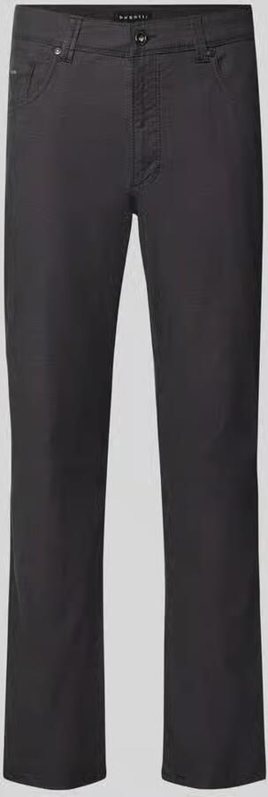 Bugatti straight fit broek van katoenmix model 'Yarn' - Foto 3