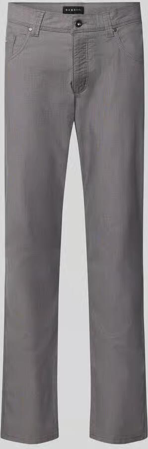 Bugatti straight fit broek van katoenmix model 'Yarn' - Foto 3