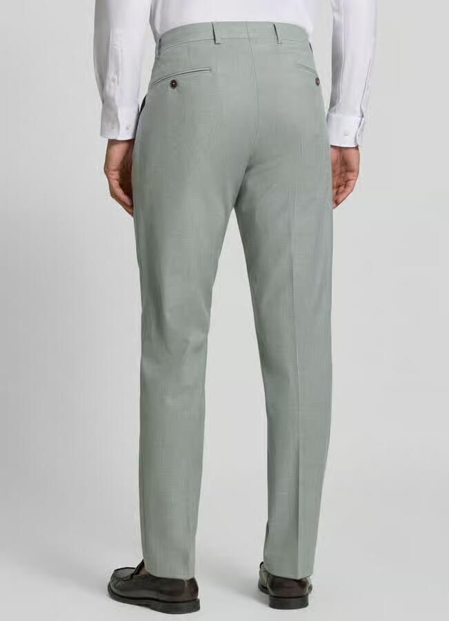 Bugatti regular fit stoffen broek met persplooien - Foto 3