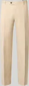 Bugatti straight fit broek van scheerwolmix