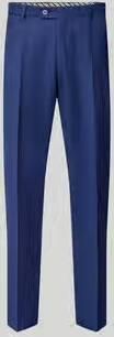 Bugatti straight fit broek van scheerwolmix