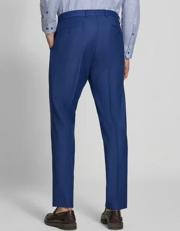 Bugatti straight fit broek van scheerwolmix - Foto 2