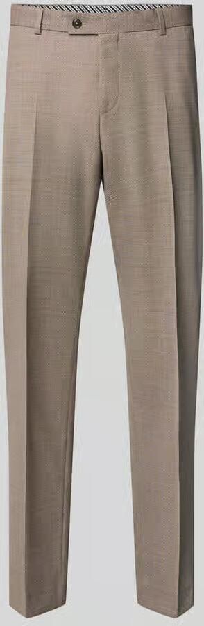 Bugatti straight fit broek van scheerwolmix - Foto 3