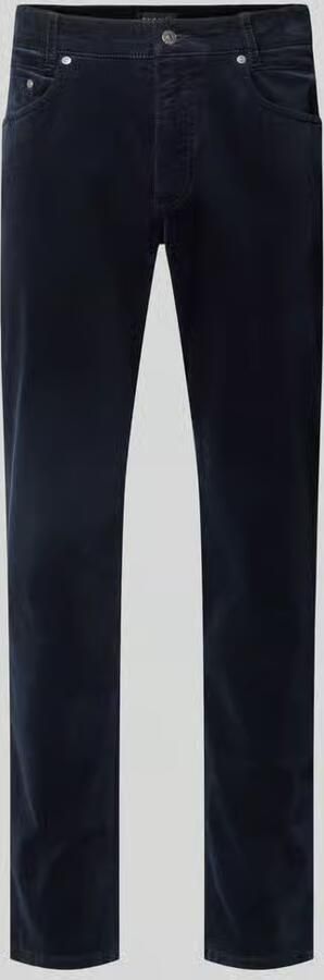 Bugatti Straight fit corduroybroek van elastische katoenmix