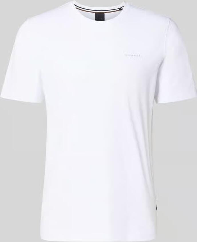 Bugatti T-shirt met labeldetail - Foto 4