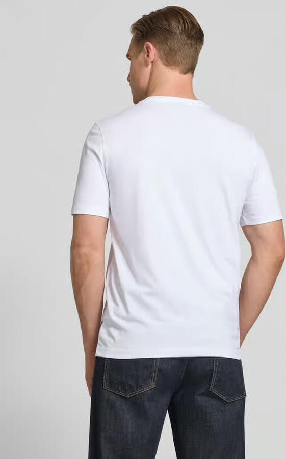 Bugatti T-shirt met labeldetail - Foto 7