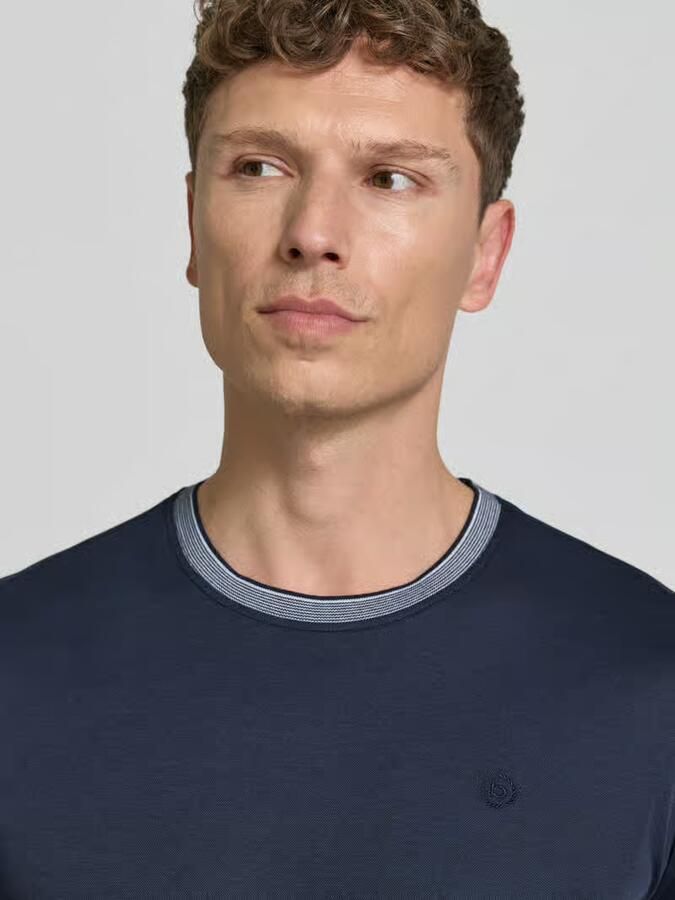 Bugatti T-shirt met ronde hals
