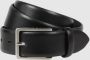 Bugatti Leren riem met doornsluiting en labeldetail - Thumbnail 1