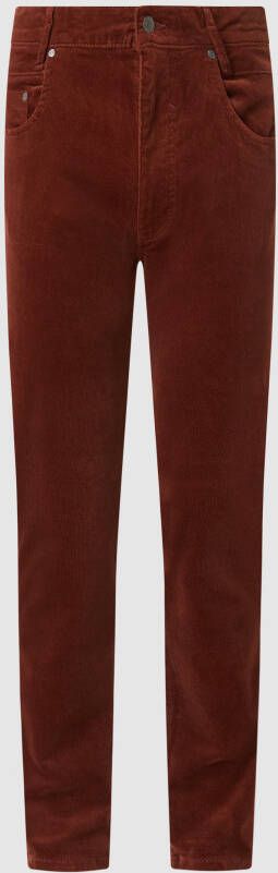 Bugatti Modern fit broek van corduroy