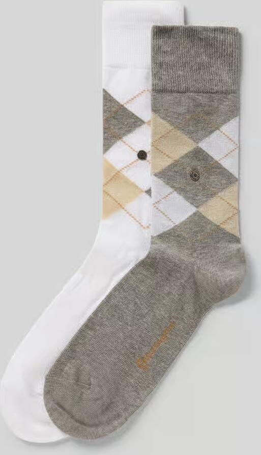 Burlington Sokken met labeldetail model 'Everyday'