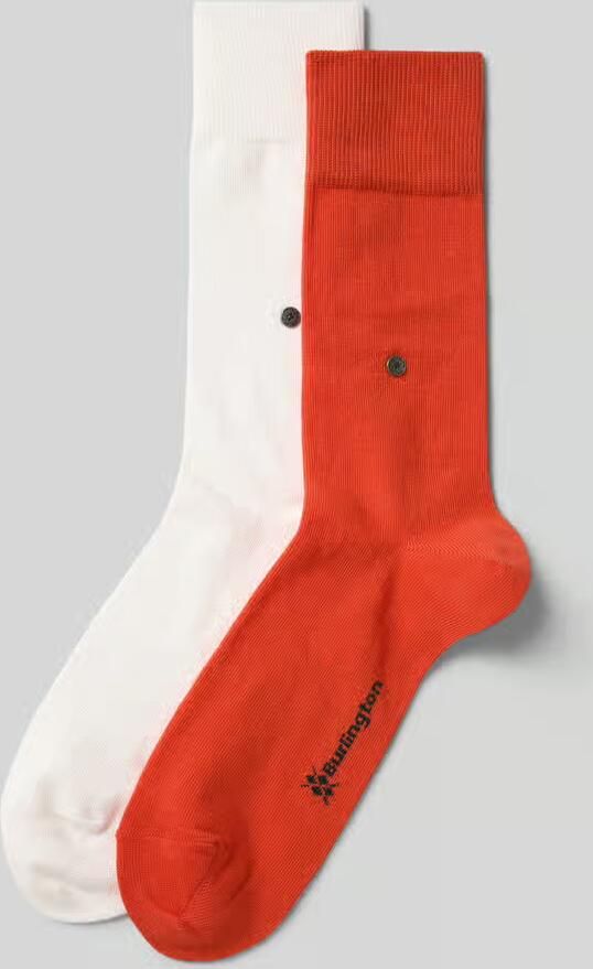 Burlington Sokken met Logo-applicatie in Set van 2