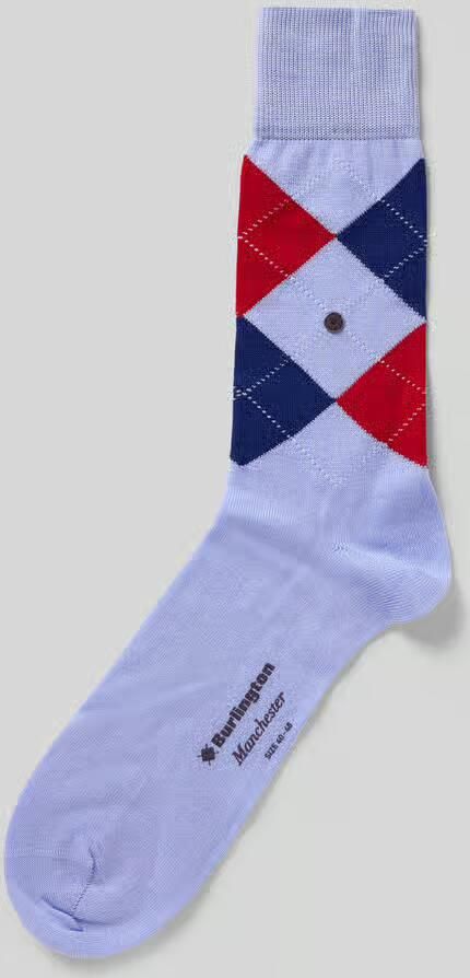 Burlington Sokken van katoenmix model 'MANCHESTER'