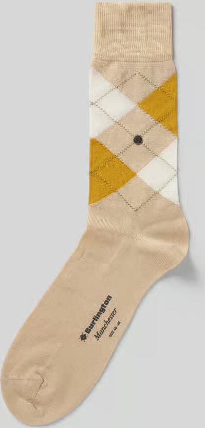 Burlington Sokken van katoenmix model 'MANCHESTER'