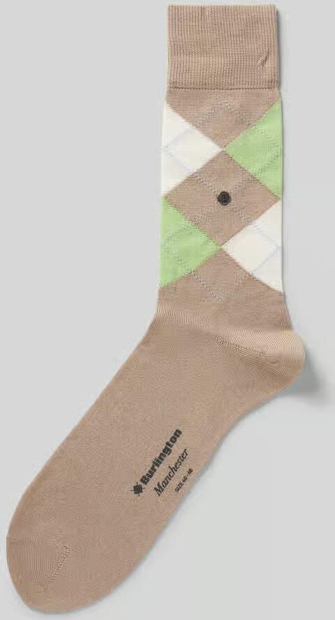 Burlington Sokken van katoenmix model 'MANCHESTER'