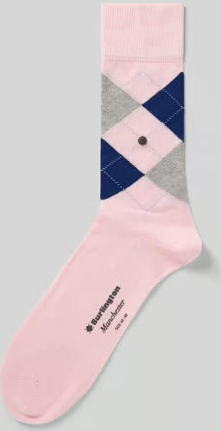 Burlington Sokken van katoenmix model 'MANCHESTER'
