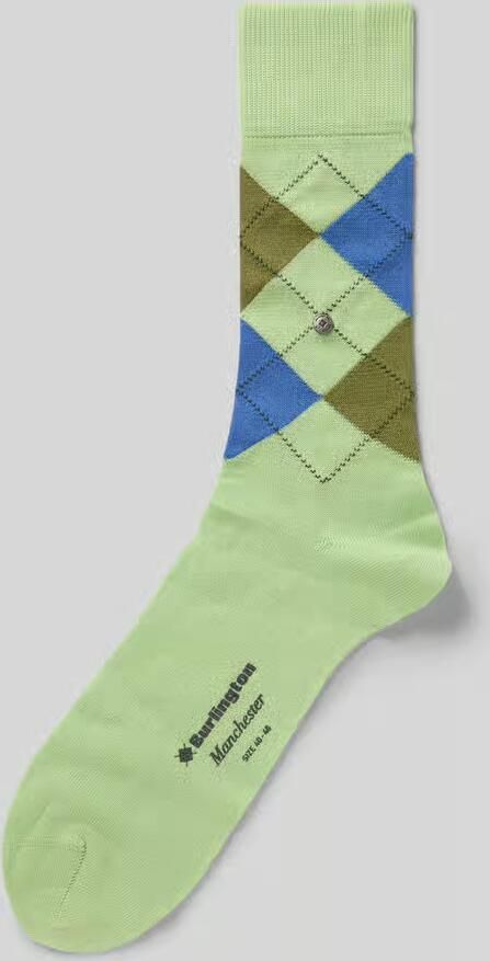 Burlington Sokken van katoenmix model 'MANCHESTER'