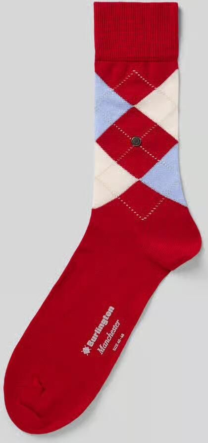 Burlington Sokken van katoenmix model 'MANCHESTER'
