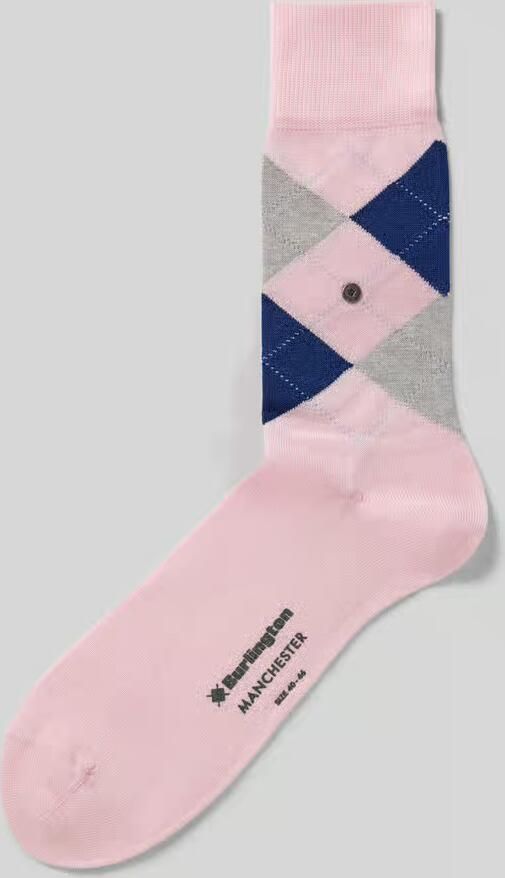 Burlington Sokken van katoenmix model 'MANCHESTER'