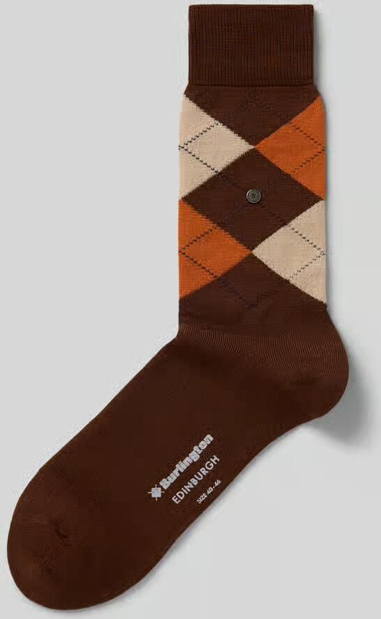 Burlington Sokken van scheerwolmix model 'Edinburgh'