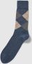 Burlington Sokken met ruitmotief model 'MANCHESTER' - Thumbnail 1