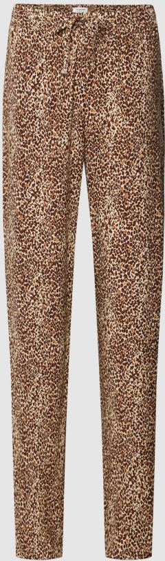B.Young Broek van viscose met all-over motief model 'Joella'