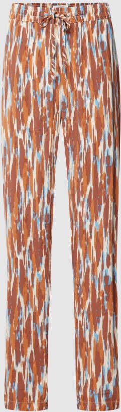 B.Young Broek van viscose met all-over motief model 'Joella'