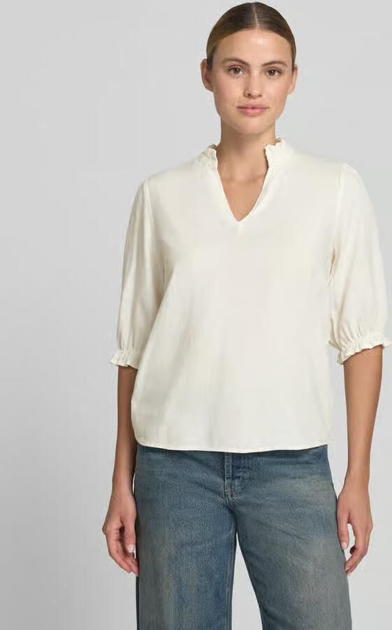 B.Young Blouse van linnenmix met pofmouwen model 'FALAKKA' - Foto 2