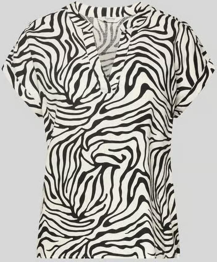 B.Young Blouseshirt van mix van linnen en viscose model 'FALAKKA' - Foto 2