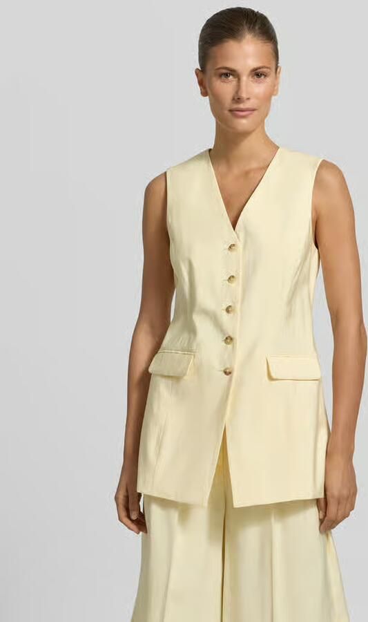 B.Young Bodywarmer van viscosemix met klepzakken model 'ESSIE' - Foto 2