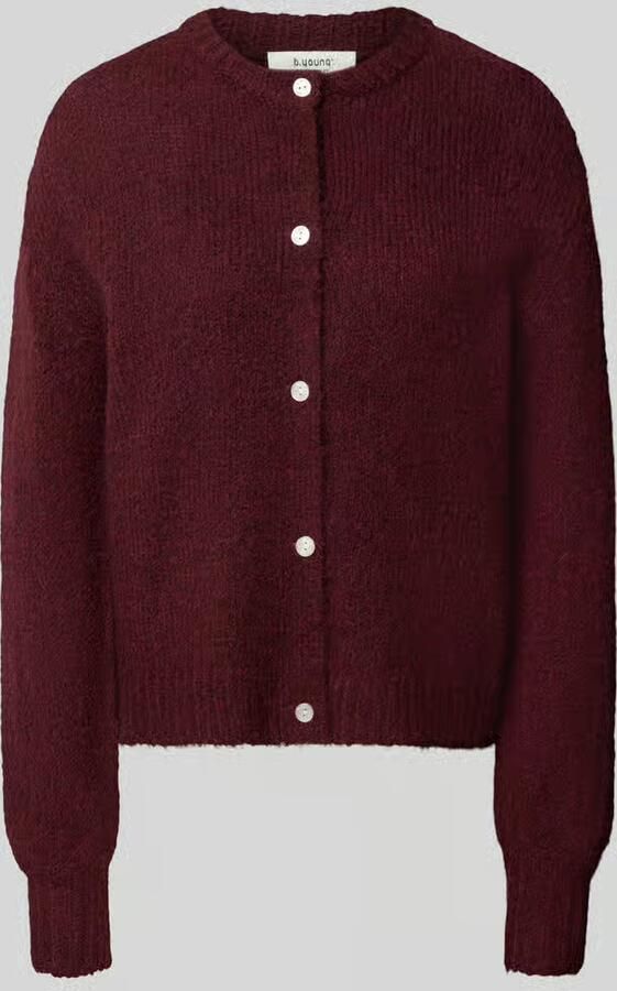 B.Young Cardigan met alpacagehalte en ronde hals model 'OTIA'