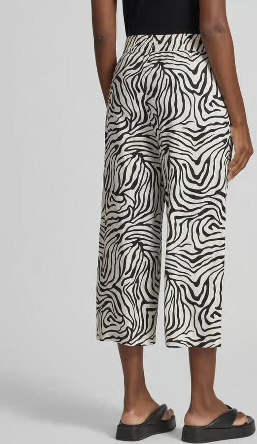 B.Young Culotte van mix van linnen en viscose met elastische band