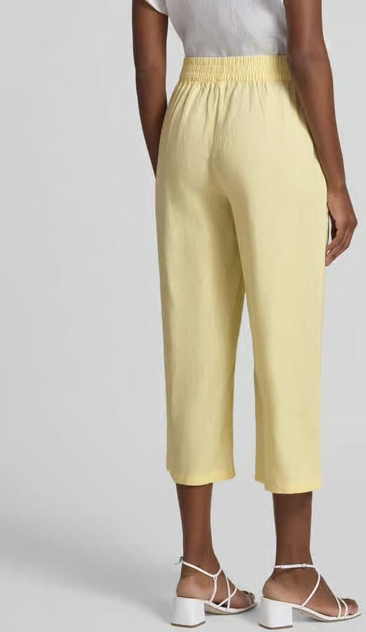 B.Young Culotte van mix van linnen en viscose met elastische band