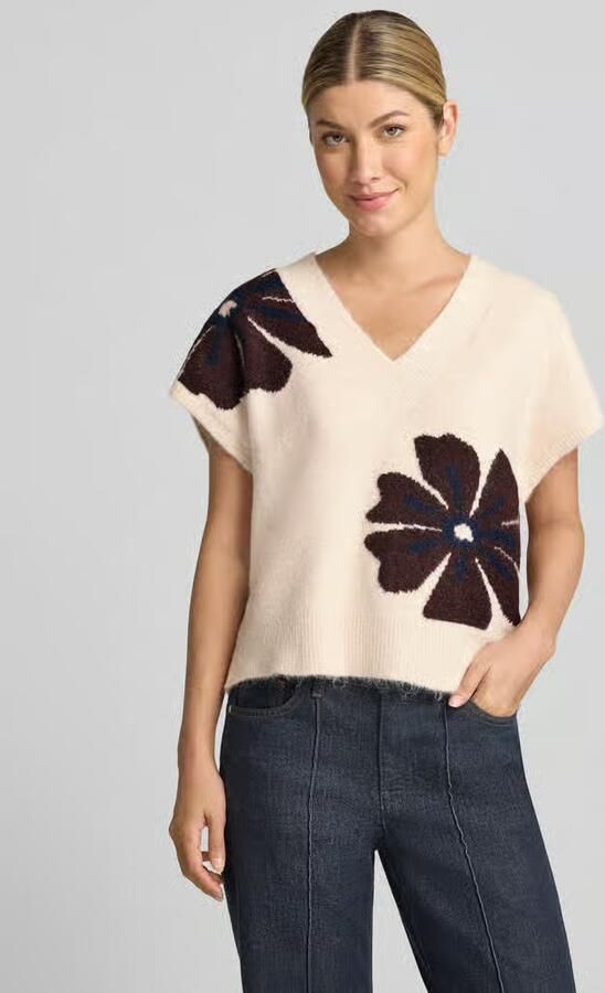 B.Young Gebreid shirt met lanawol-aandeel model 'BYOMEA' - Foto 3