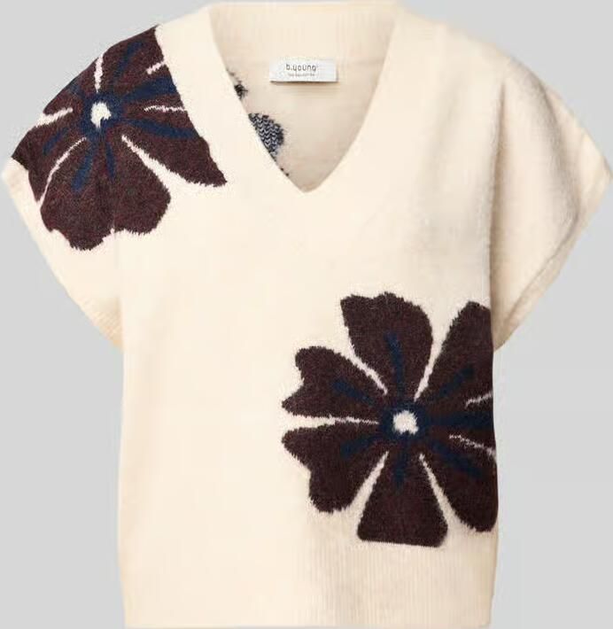 B.Young Gebreid shirt met lanawol-aandeel model 'BYOMEA' - Foto 3